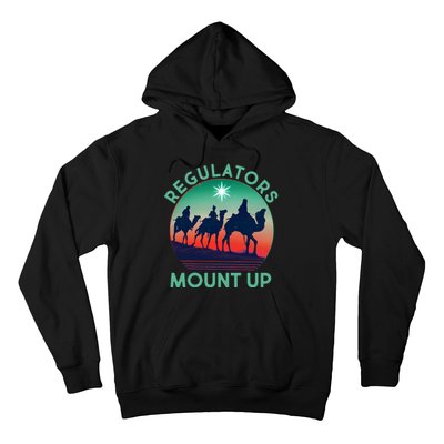 Christmas Regulars Mount Up Three Wise Men Hoodie