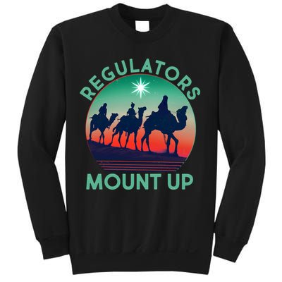 Christmas Regulars Mount Up Three Wise Men Sweatshirt