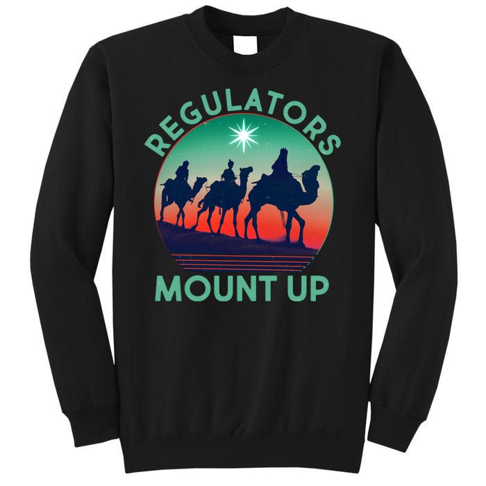 Christmas Regulars Mount Up Three Wise Men Sweatshirt