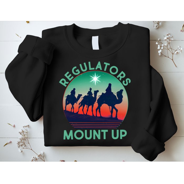 Christmas Regulars Mount Up Three Wise Men Sweatshirt