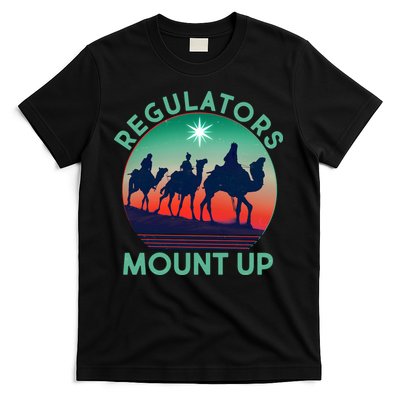 Christmas Regulars Mount Up Three Wise Men T-Shirt