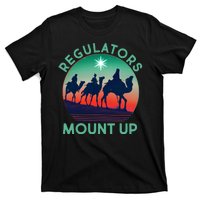 Christmas Regulars Mount Up Three Wise Men T-Shirt