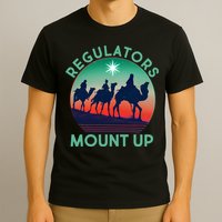 Christmas Regulars Mount Up Three Wise Men T-Shirt