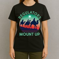 Christmas Regulars Mount Up Three Wise Men T-Shirt
