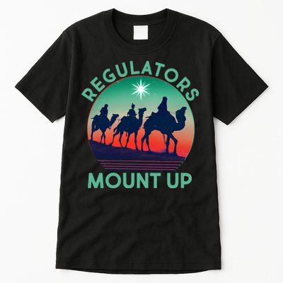 Christmas Regulars Mount Up Three Wise Men Tall T-Shirt