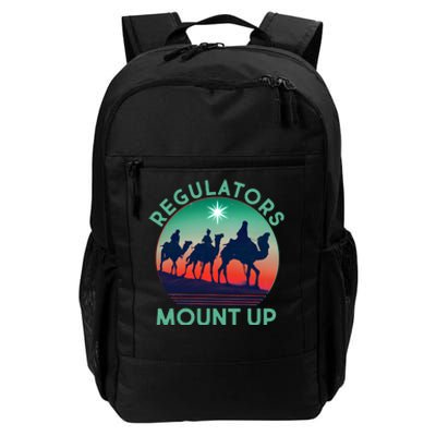 Christmas Regulars Mount Up Three Wise Men Daily Commute Backpack