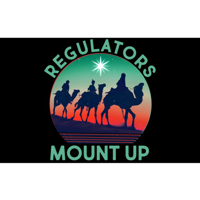 Christmas Regulars Mount Up Three Wise Men Bumper Sticker