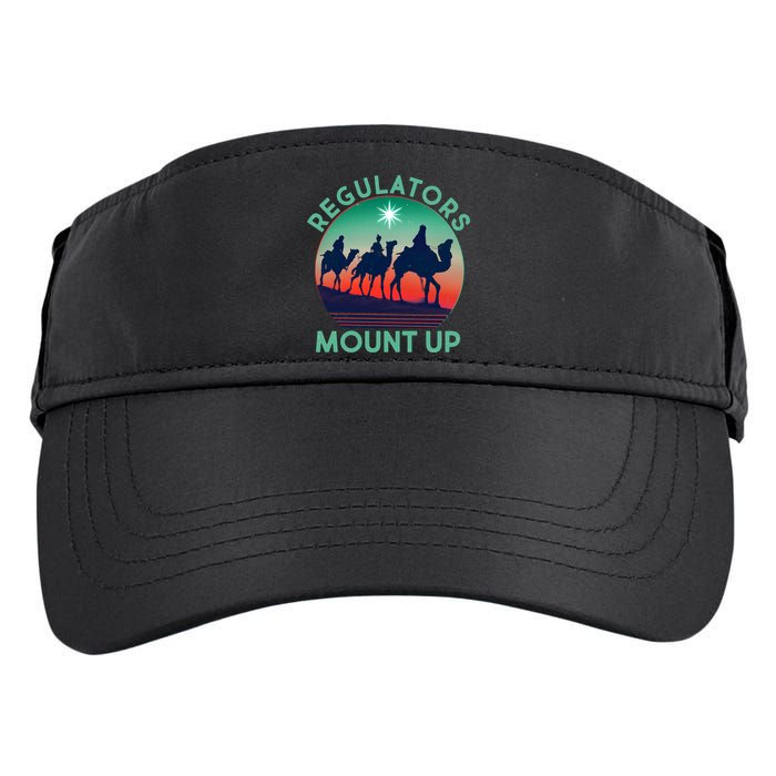 Christmas Regulars Mount Up Three Wise Men Adult Drive Performance Visor