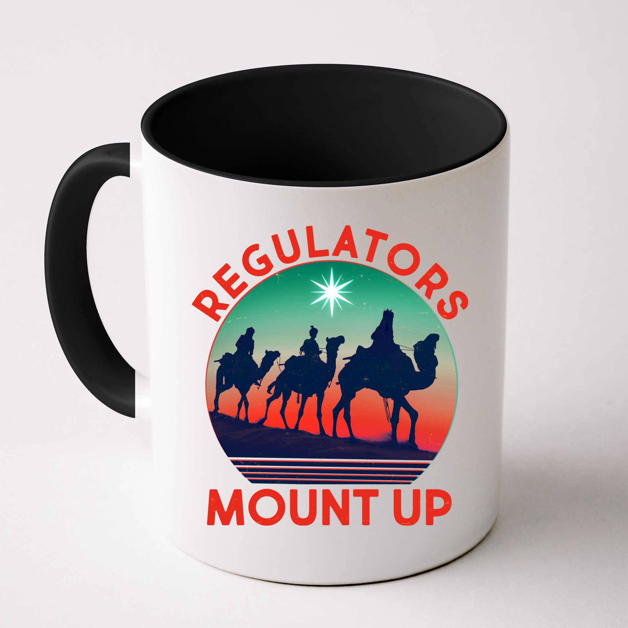 Christmas Regulars Mount Up Three Wise Men Mug