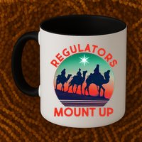 Christmas Regulars Mount Up Three Wise Men Mug