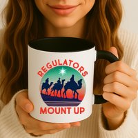 Christmas Regulars Mount Up Three Wise Men Mug