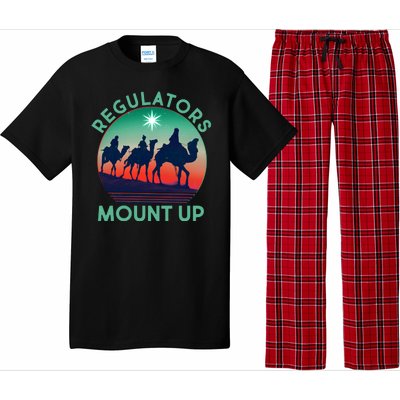 Christmas Regulars Mount Up Three Wise Men Pajama Set