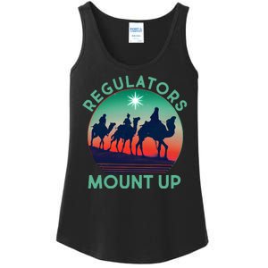 Christmas Regulars Mount Up Three Wise Men Ladies Essential Tank