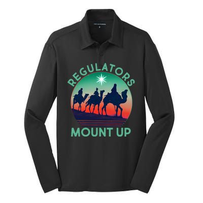 Christmas Regulars Mount Up Three Wise Men Silk Touch Performance Long Sleeve Polo