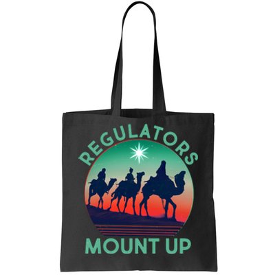 Christmas Regulars Mount Up Three Wise Men Tote Bag