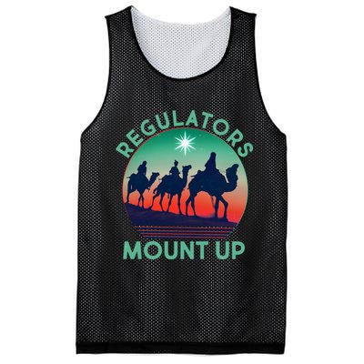 Christmas Regulars Mount Up Three Wise Men Mesh Reversible Basketball Jersey Tank