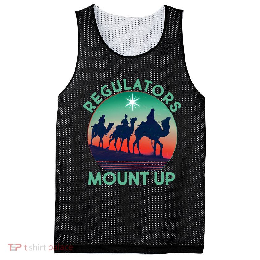 Christmas Regulars Mount Up Three Wise Men Mesh Reversible Basketball Jersey Tank