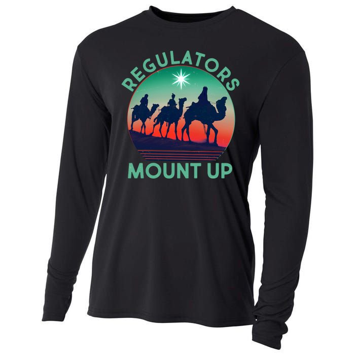 Christmas Regulars Mount Up Three Wise Men Cooling Performance Long Sleeve Crew