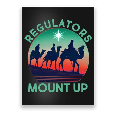 Christmas Regulars Mount Up Three Wise Men Poster