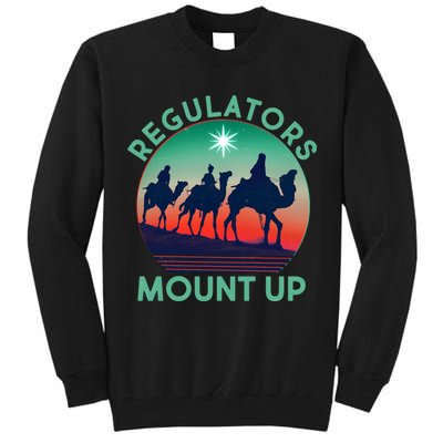 Christmas Regulars Mount Up Three Wise Men Tall Sweatshirt
