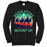 Christmas Regulars Mount Up Three Wise Men Tall Sweatshirt