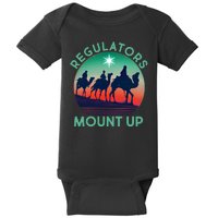 Christmas Regulars Mount Up Three Wise Men Baby Bodysuit