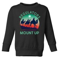 Christmas Regulars Mount Up Three Wise Men Toddler Sweatshirt