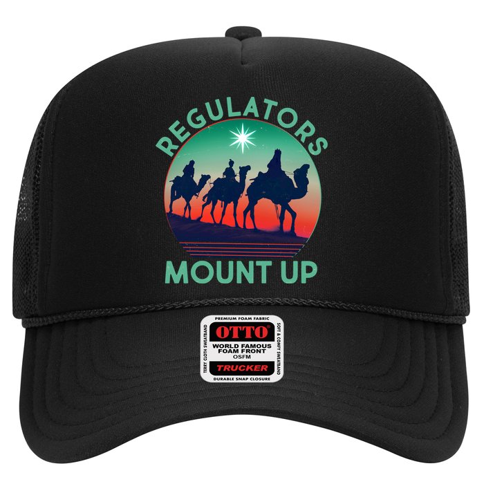 Christmas Regulars Mount Up Three Wise Men Trucker Hat