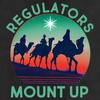 Christmas Regulars Mount Up Three Wise Men Trucker Hat