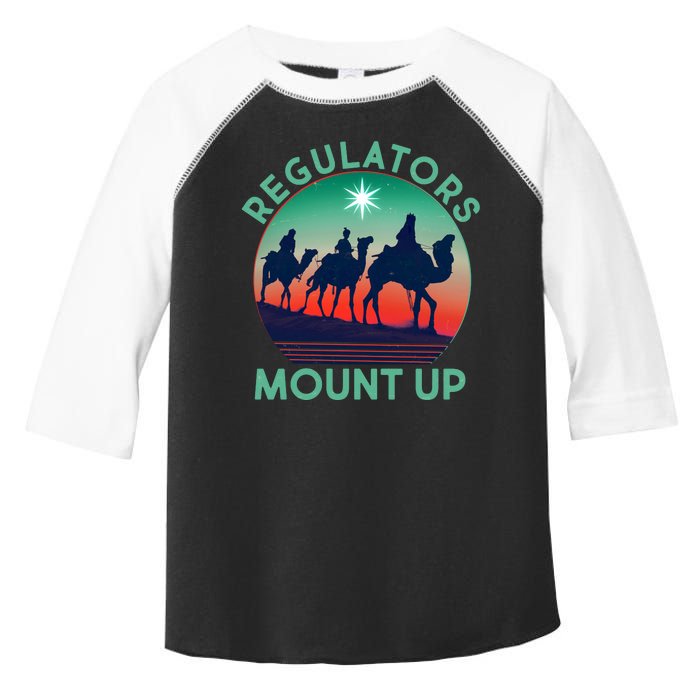 Christmas Regulars Mount Up Three Wise Men Toddler Fine Jersey T-Shirt