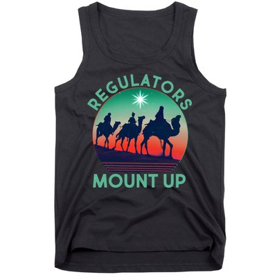 Christmas Regulars Mount Up Three Wise Men Tank Top