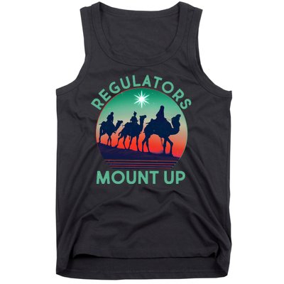 Christmas Regulars Mount Up Three Wise Men Tank Top