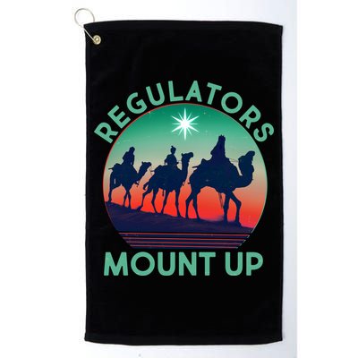 Christmas Regulars Mount Up Three Wise Men Golf Towel