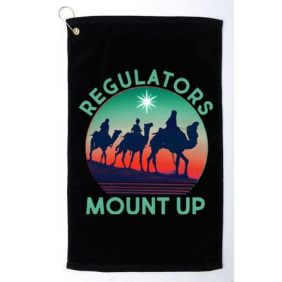 Christmas Regulars Mount Up Three Wise Men Platinum Collection Golf Towel