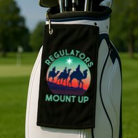 Christmas Regulars Mount Up Three Wise Men Golf Towel