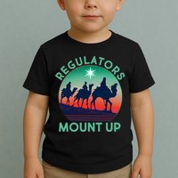 Christmas Regulars Mount Up Three Wise Men Toddler T-Shirt