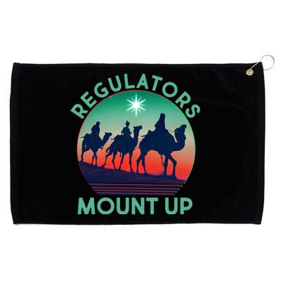 Christmas Regulars Mount Up Three Wise Men Grommeted Golf Towel