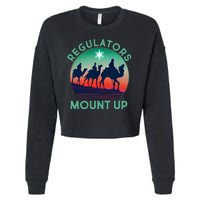 Christmas Regulars Mount Up Three Wise Men Cropped Pullover Crew