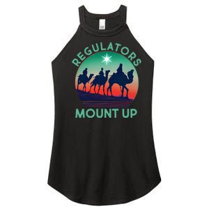 Christmas Regulars Mount Up Three Wise Men Women's Perfect Tri Rocker Tank