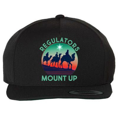Christmas Regulars Mount Up Three Wise Men Wool Snapback Cap