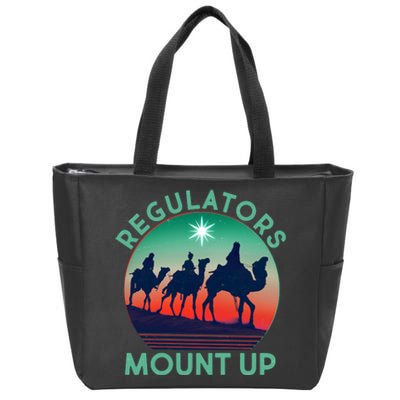 Christmas Regulars Mount Up Three Wise Men Zip Tote Bag