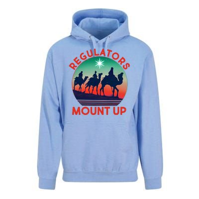 Christmas Regulars Mount Up Three Wise Men Unisex Surf Hoodie