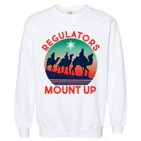 Christmas Regulars Mount Up Three Wise Men Garment-Dyed Sweatshirt