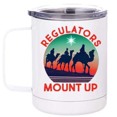 Christmas Regulars Mount Up Three Wise Men 12 oz Stainless Steel Tumbler Cup