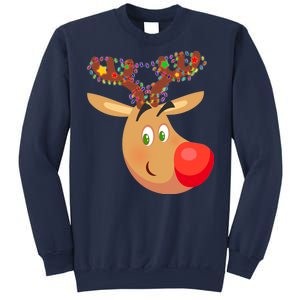 Christmas Reindeer Antler Lights Sweatshirt