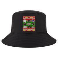 Christmas Retro Video Game Controllers Ugly Sweater Cool Comfort Performance Bucket Hat