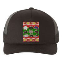 Christmas Retro Video Game Controllers Ugly Sweater Yupoong Adult 5-Panel Trucker Hat