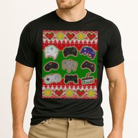 Christmas Retro Video Game Controllers Ugly Sweater Performance Shirt