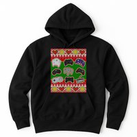 Christmas Retro Video Game Controllers Ugly Sweater Hoodie