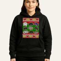 Christmas Retro Video Game Controllers Ugly Sweater Hoodie